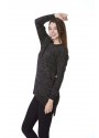 BİSİKLET YAKA SİMLİ TRİKO SWEAT
